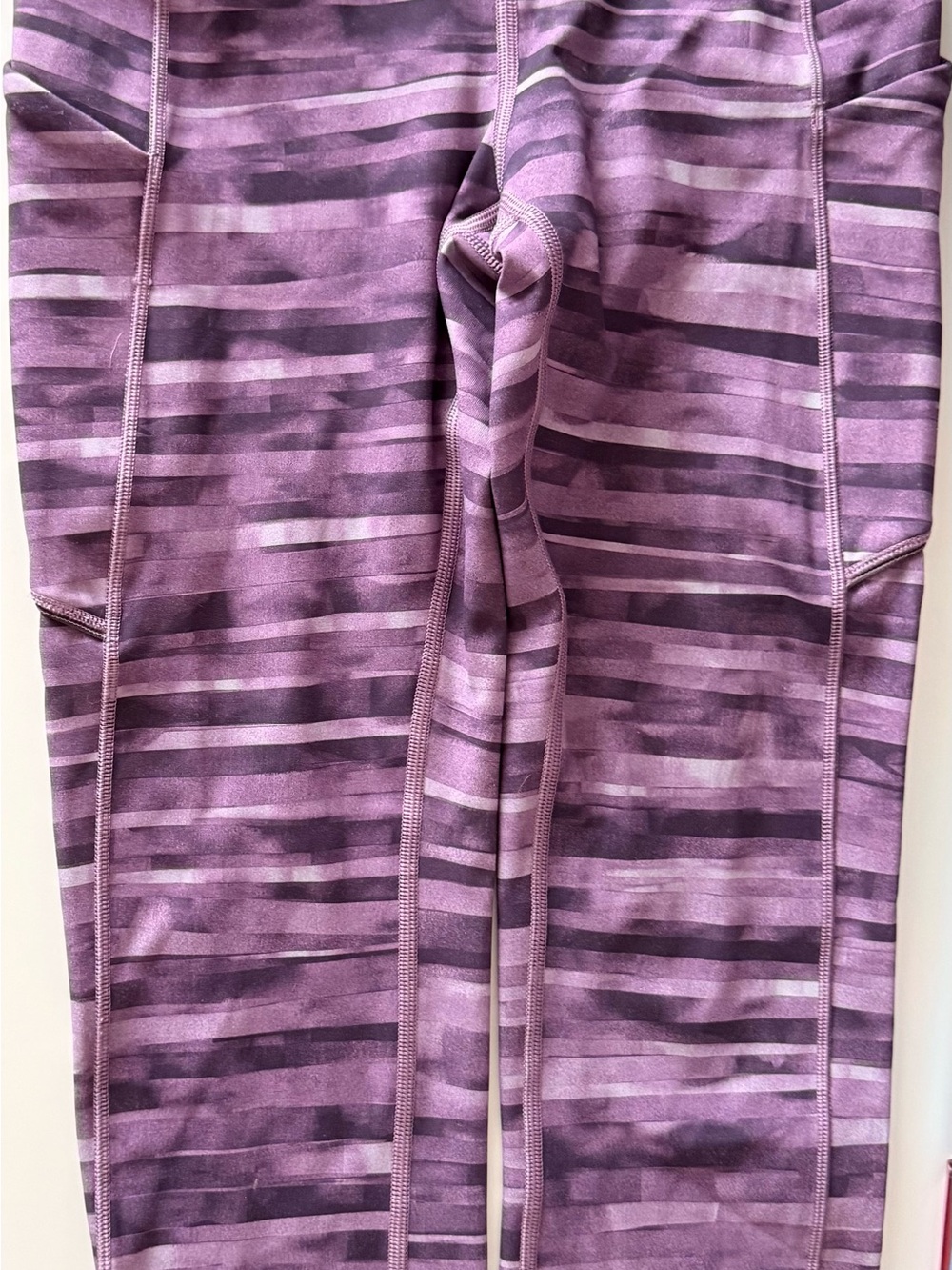 Women’s Purple Patterned Active Leggings